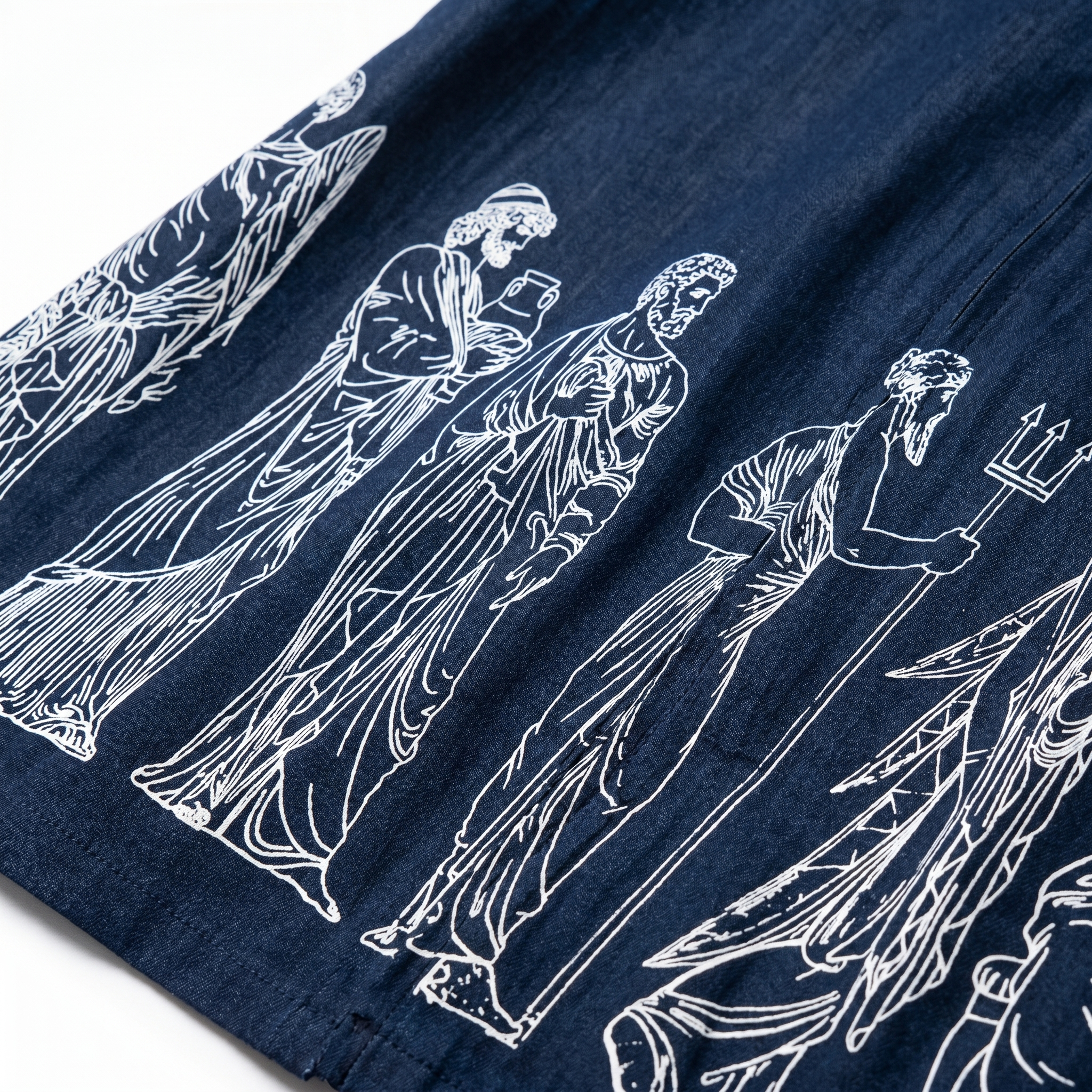 Malaabis — Olympus Navy Camp Collar Shirt | Greek Gods Edition