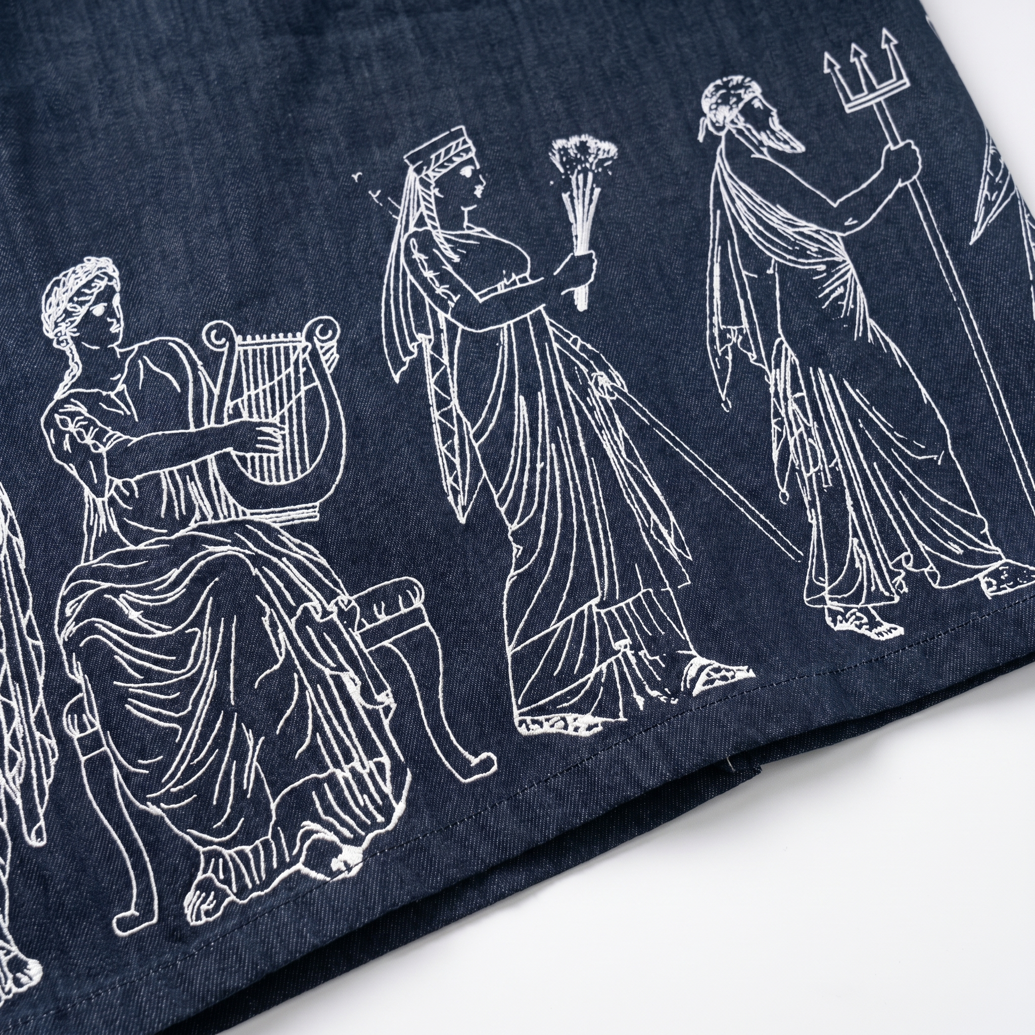 Malaabis — Olympus Navy Camp Collar Shirt | Greek Gods Edition