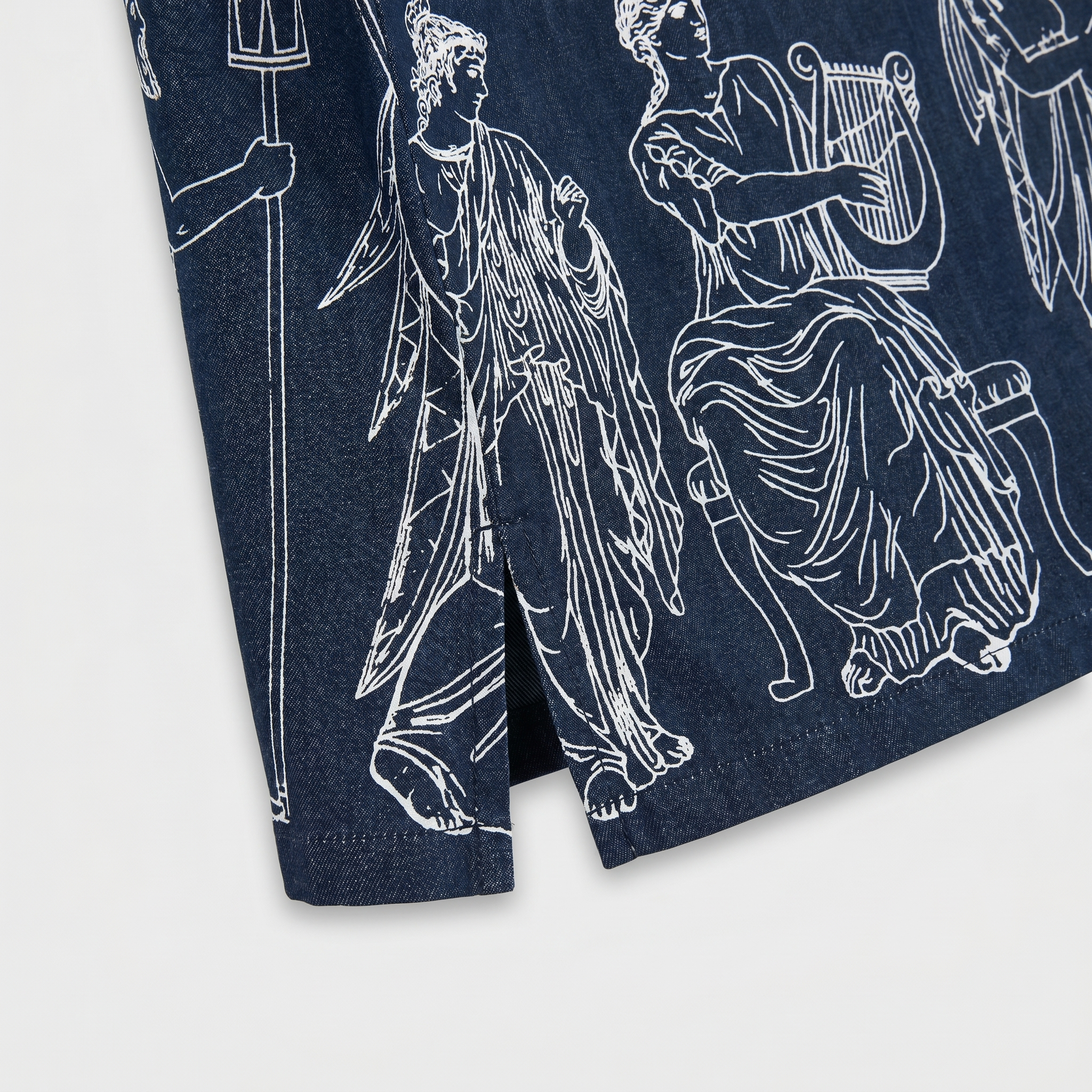 Malaabis — Olympus Navy Camp Collar Shirt | Greek Gods Edition