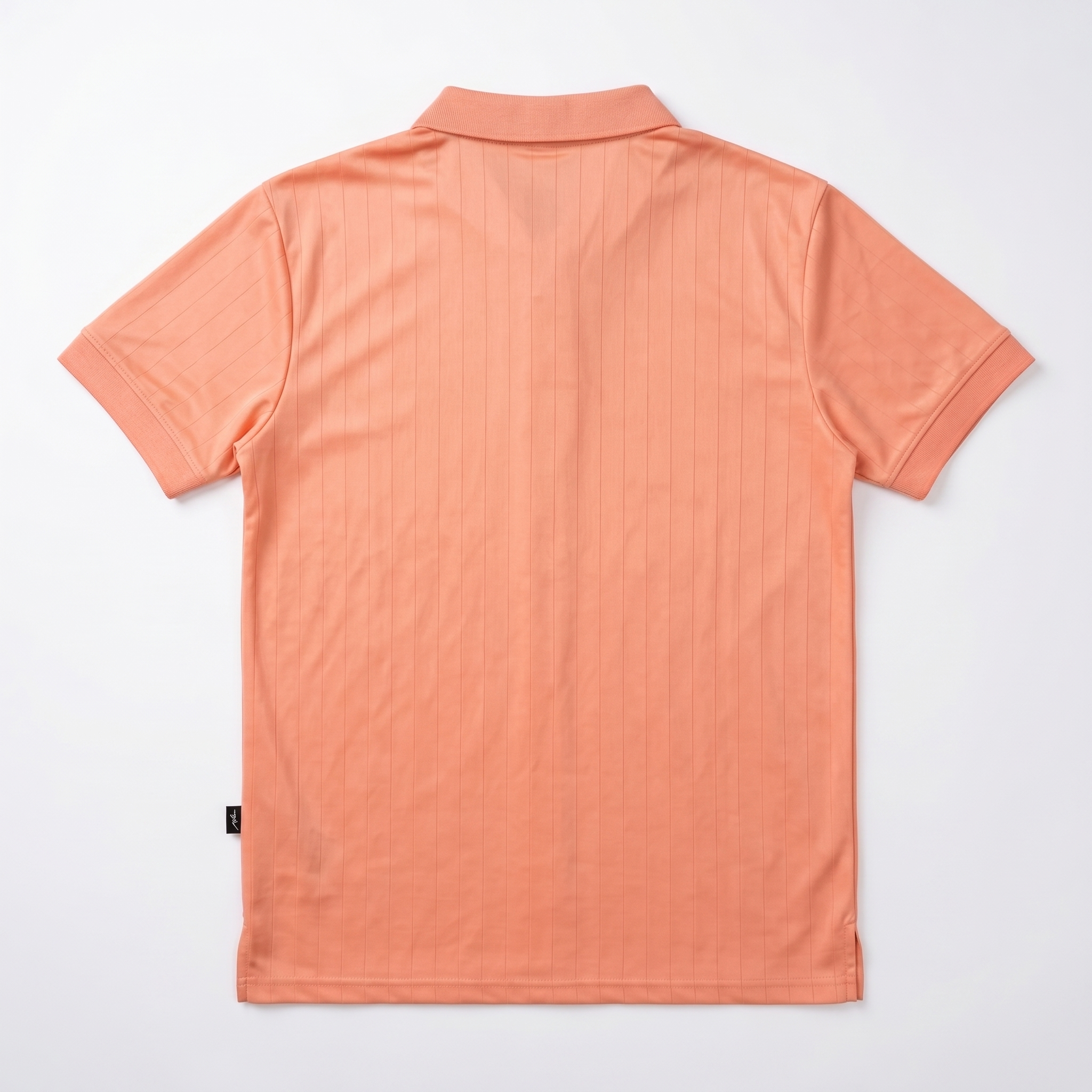 Pinstripe Polo – Fajar (Peach) | Malaabis