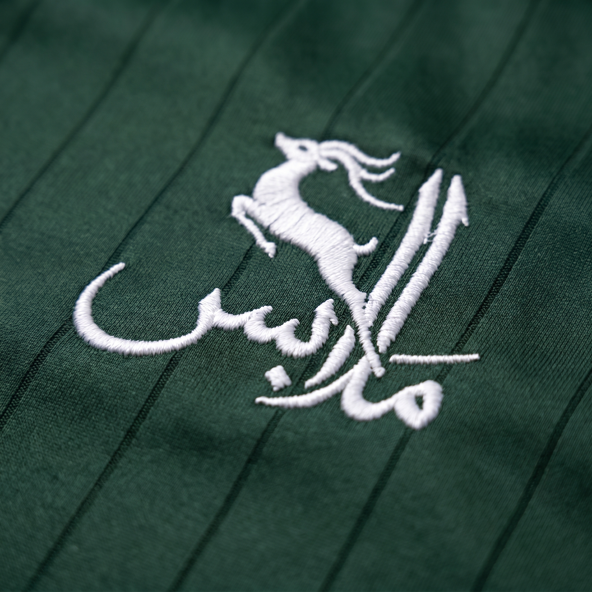 Pinstripe Polo – Wadi (Green) | Malaabis